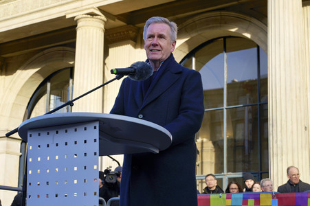 Demonstration gegen Rechtsextremismus in Hannover