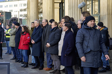 Demonstration gegen Rechtsextremismus in Hannover