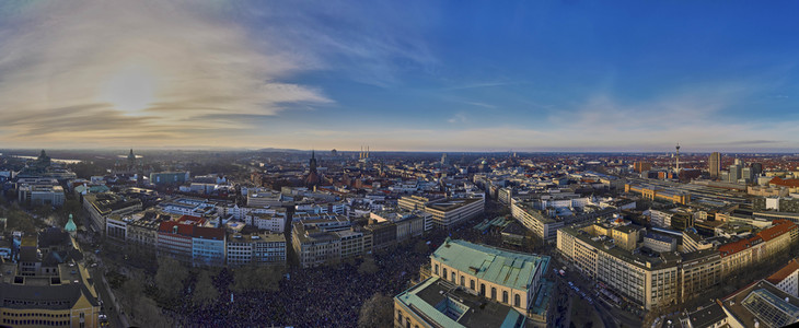 Demonstration gegen Rechtsextremismus in Hannover