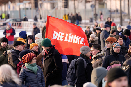 Demonstration gegen Rechtsextremismus in Berlin