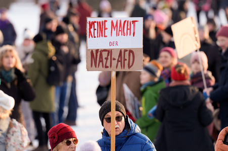 Demonstration gegen Rechtsextremismus in Berlin