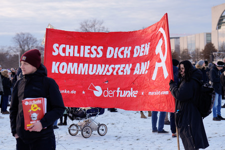 Demonstration gegen Rechtsextremismus in Berlin