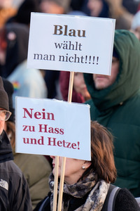 Demonstration gegen Rechtsextremismus in Berlin