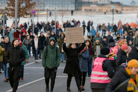 Demonstration gegen Rechtsextremismus in Berlin