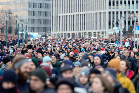 Demonstration gegen Rechtsextremismus in Berlin