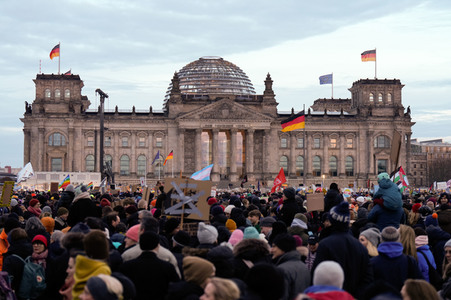 Demonstration gegen Rechtsextremismus in Berlin