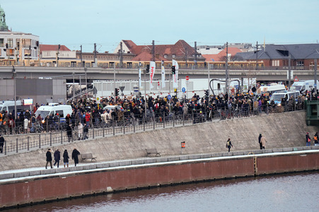 Demonstration gegen Rechtsextremismus in Berlin