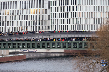 Demonstration gegen Rechtsextremismus in Berlin