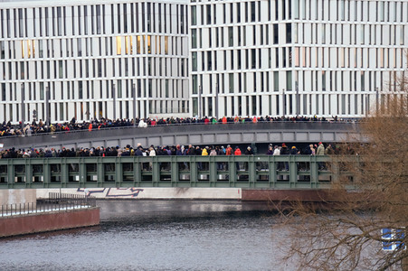 Demonstration gegen Rechtsextremismus in Berlin