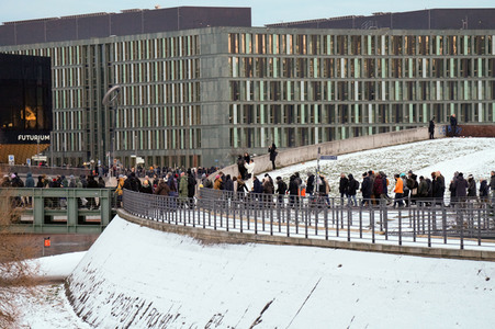 Demonstration gegen Rechtsextremismus in Berlin