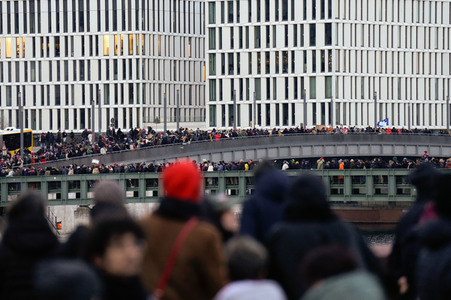 Demonstration gegen Rechtsextremismus in Berlin