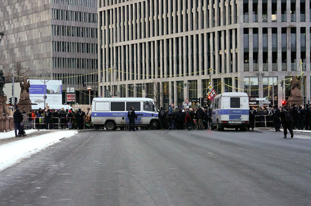 Demonstration gegen Rechtsextremismus in Berlin