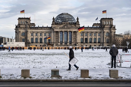 Demonstration gegen Rechtsextremismus in Berlin