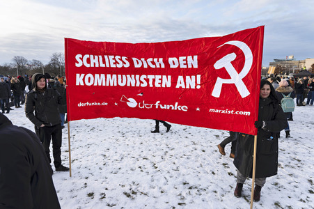 Demonstration gegen Rechtsextremismus in Berlin