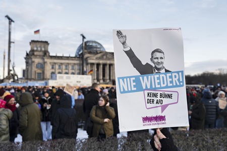 Demonstration gegen Rechtsextremismus in Berlin