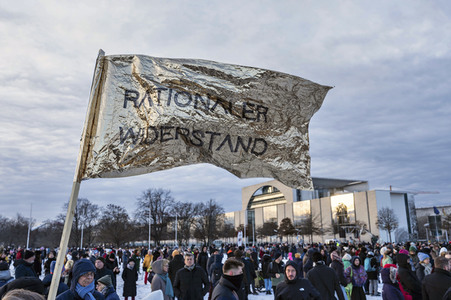 Demonstration gegen Rechtsextremismus in Berlin