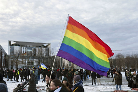 Demonstration gegen Rechtsextremismus in Berlin