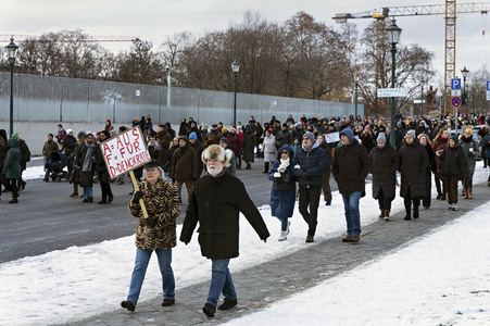 Demonstration gegen Rechtsextremismus in Berlin