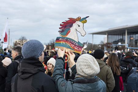 Demonstration gegen Rechtsextremismus in Berlin