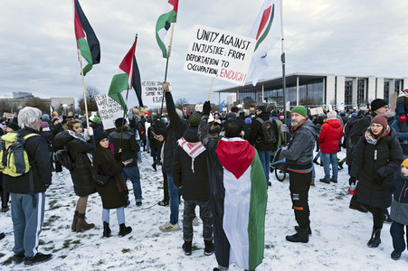 Demonstration gegen Rechtsextremismus in Berlin