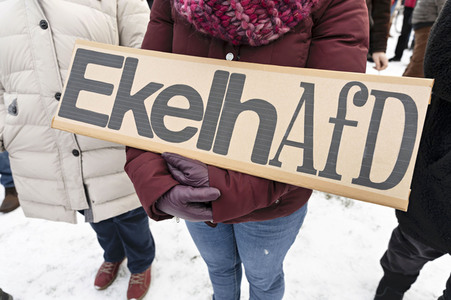 Demonstration gegen Rechtsextremismus in Berlin