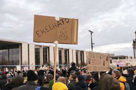 Demonstration gegen Rechtsextremismus in Berlin