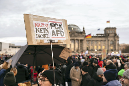 Demonstration gegen Rechtsextremismus in Berlin