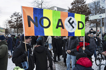 Demonstration gegen Rechtsextremismus in Berlin
