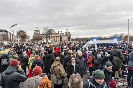 Demonstration gegen Rechtsextremismus in Berlin
