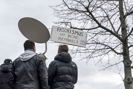 Demonstration gegen Rechtsextremismus in Berlin