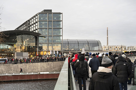 Demonstration gegen Rechtsextremismus in Berlin