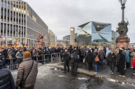 Demonstration gegen Rechtsextremismus in Berlin