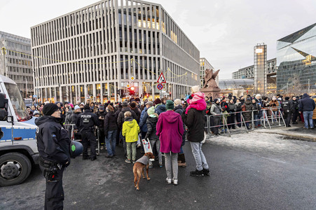 Demonstration gegen Rechtsextremismus in Berlin