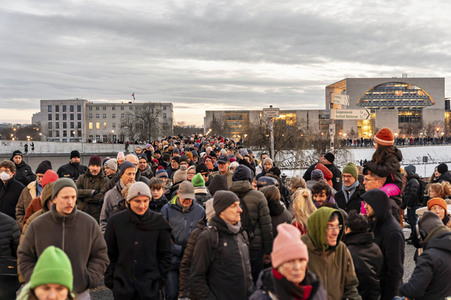 Demonstration gegen Rechtsextremismus in Berlin