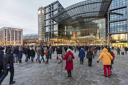 Demonstration gegen Rechtsextremismus in Berlin