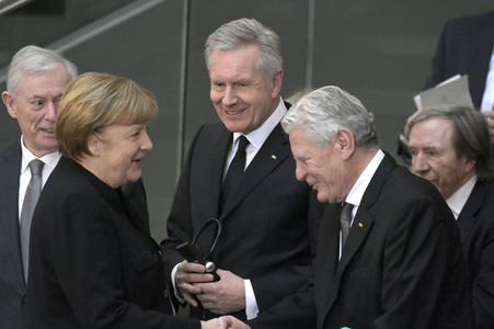Trauerstaatsakt für den verstorbenen Bundestagspräsidenten a.D. Wolfgang Schäuble in Berlin