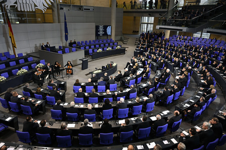 Trauerstaatsakt für den verstorbenen Bundestagspräsidenten a.D. Wolfgang Schäuble in Berlin
