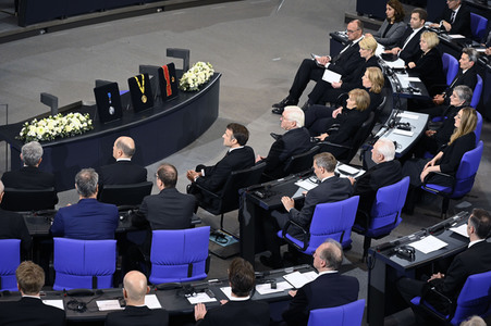 Trauerstaatsakt für den verstorbenen Bundestagspräsidenten a.D. Wolfgang Schäuble in Berlin