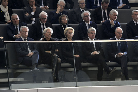 Trauerstaatsakt für den verstorbenen Bundestagspräsidenten a.D. Wolfgang Schäuble in Berlin