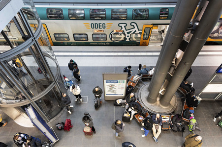 GDL Bahnstreik im Januar 2024 in Berlin