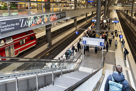 GDL Bahnstreik im Januar 2024 in Berlin