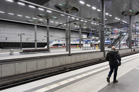 GDL Bahnstreik im Januar 2024 in Berlin
