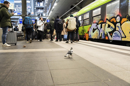 GDL Bahnstreik im Januar 2024 in Berlin