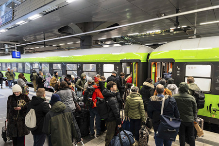 GDL Bahnstreik im Januar 2024 in Berlin