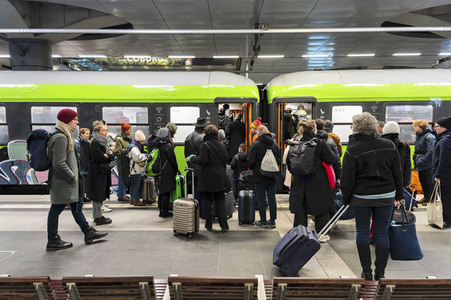 GDL Bahnstreik im Januar 2024 in Berlin