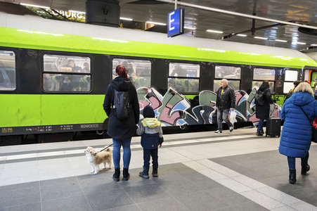 GDL Bahnstreik im Januar 2024 in Berlin
