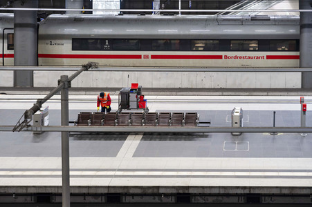 GDL Bahnstreik im Januar 2024 in Berlin