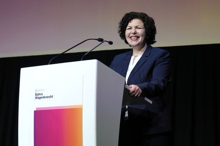 Erster Parteitag des Bündnisses Sahra Wagenknecht in Berlin