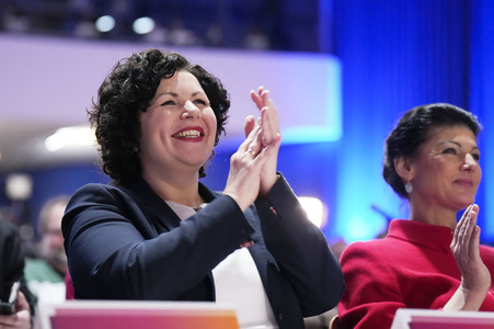 Erster Parteitag des Bündnisses Sahra Wagenknecht in Berlin