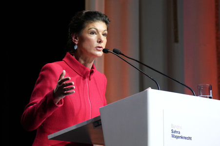 Erster Parteitag des Bündnisses Sahra Wagenknecht in Berlin